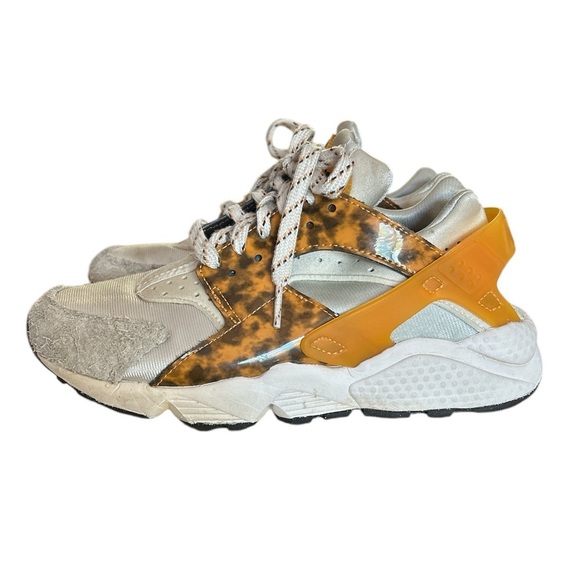 Women's Nike Air Huarache Run OG Tortoise Shell Curry Phantom White DQ9317-001 - Picture 1 of 12
